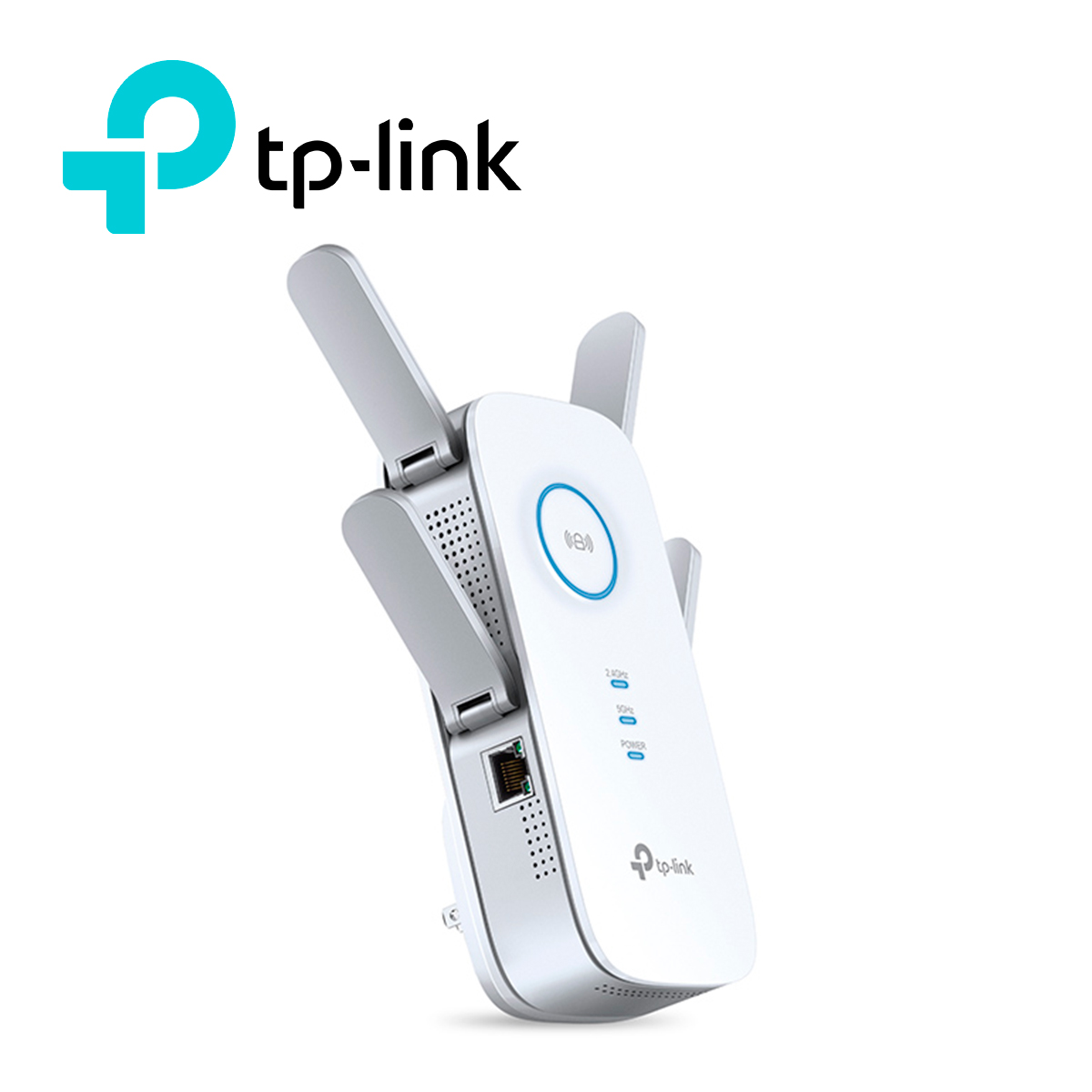 Extensor De Cobertura Wi-fi / Tp-link Re650 / 1 Puerto Rj-45 10/100/1000MBPS / 4 Antenas Externas / 2.4GHZ Y 5GHZ / Enchufado A Pared / 12W De Consumo.