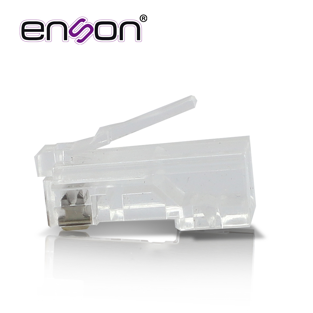 Plug Facil Ponchado Enson Epro-plug6-50 Bote De 50 Pzs Para Cable UTP CAT6 Con Sistema De Paso De Cables Passtru Que Facilita El Ponchado De Cable UTP Ya Que Se Puede Identificar Errores De Manera Mas Facil, Requiere Uso De Pinzas Epro-plugtool