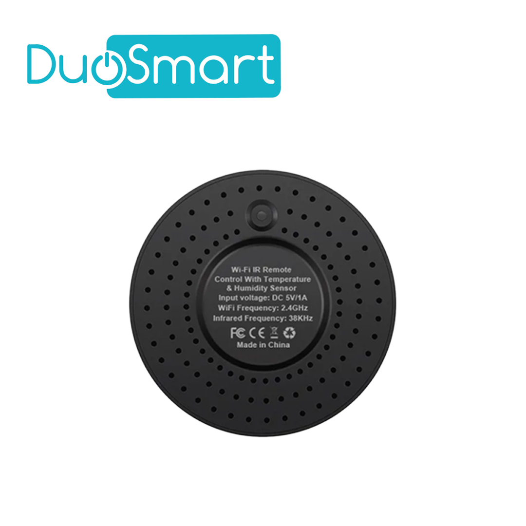 MODULO IR + SENSOR DE TEMPERATURA Y HUMEDAD WIFI 2.4GHZ DUOSMART L30 CONTROLA EQUIPOS QUE USEN CONTROL REMOTO INFRARROJO CON MONITOREO DE TEMPERATURA Y HUMEDAD AMBIENTAL COMPATIBLE CON APP DUOSMART

