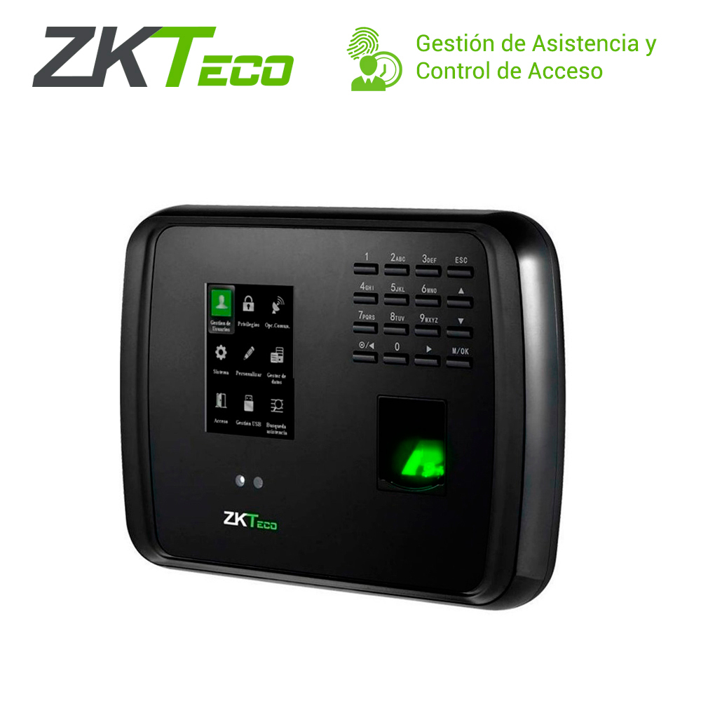 CONTROL DE ASISTENCIA FACIAL CHECADOR Y ACCESO BASICO ADMS ZKTECO MB460 ADMS  BIOMETRICO 2000HUELLAS/1500ROSTROS/100,000REGISTROS TCP/IP/USBHOST INTERIOR COMPATIBLE CON ZK BIOTIME PRO
