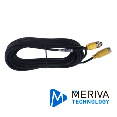 CABLE IP DIN DE AVIACION 6 PINES PARA DVRS MOVILES MERIVA TECHNOLOGY MCBIP70 7MTS
