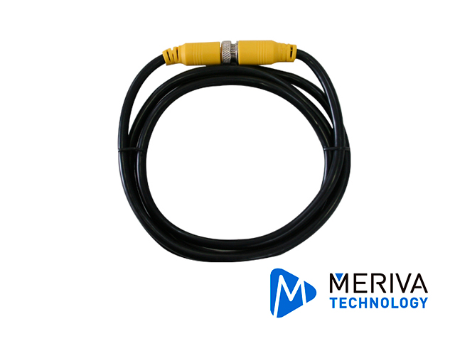 CABLE DIN DE AVIACION 4 PINES MERIVA TECHNOLOGY MCBL10 1.5M DE LARGO / COMPATIBLE PARA CÁMARAS HD SOLUCION MOVIL / USO EN INTERIORES / CONECTOR HEMBRA - MACHO / NEGRO