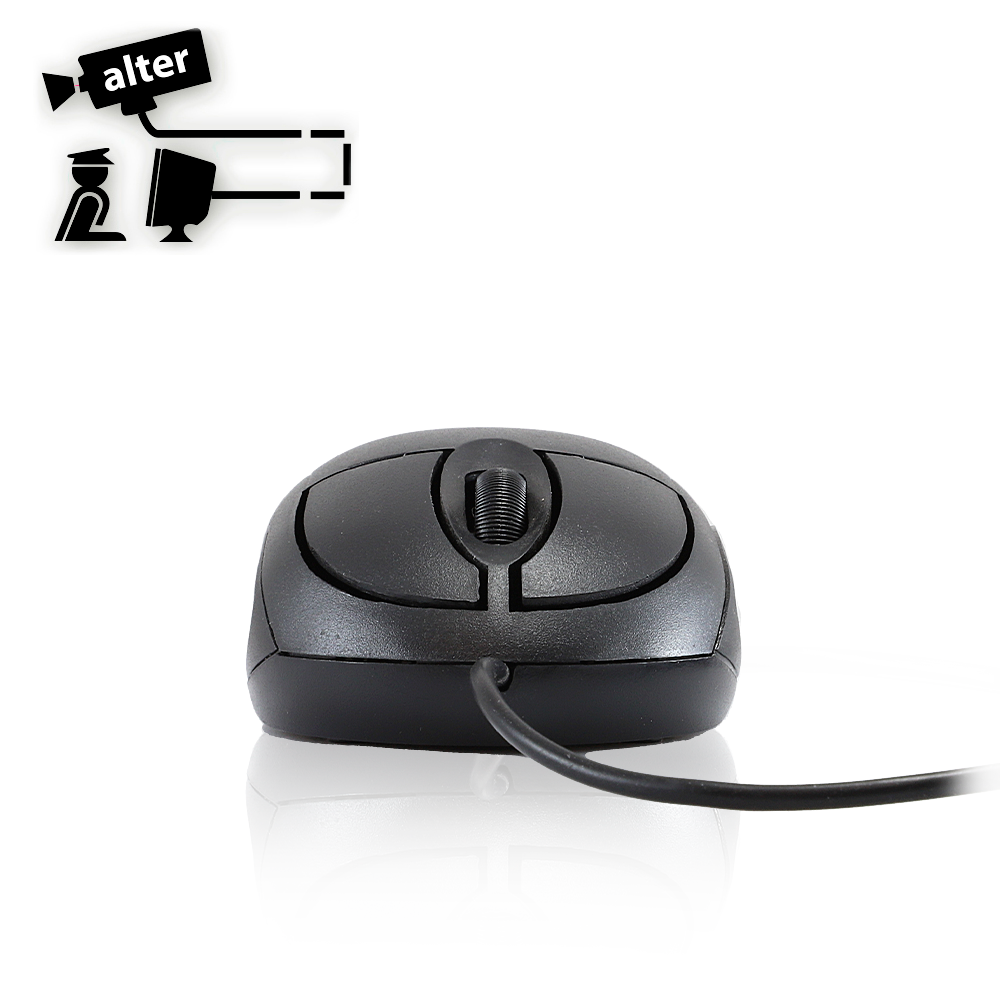 Mouse Negro Alambrico