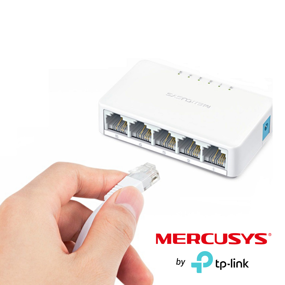 Switch De Escritorio Mercusys Ms105 De 5 Puertos 10/100 Mbps