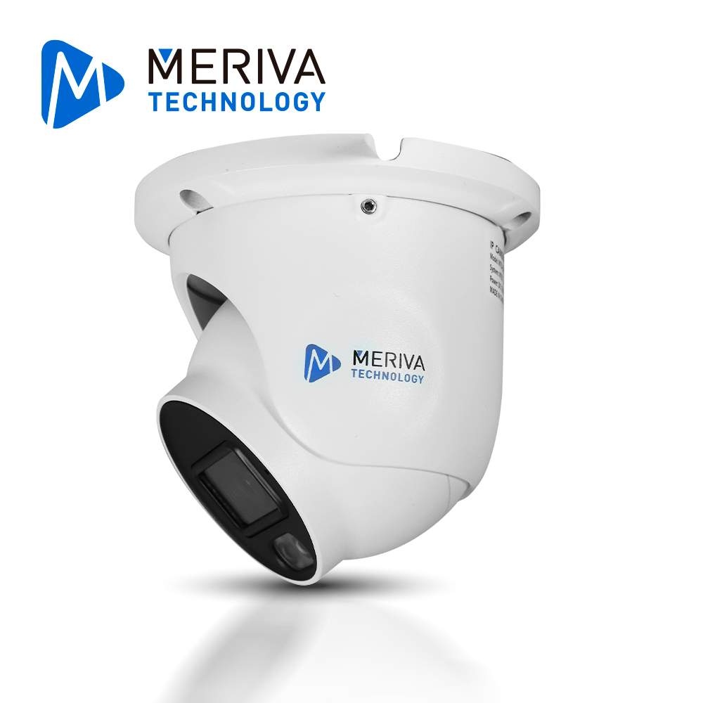 Camara IP Turret Meriva Technology Mtd-202fs4d / 2MP / H.265+ / 2.8MM / Iluminacion Dual (20 - 30M IR / Luz Calida) / Ip67 / Metalica / 12 Vcd / POE / Soporta Micro Sd Hasta 256 GB (no Incluida) / Entrada De Audio / Microfono Integrado / Mia 2.0 / ONVIF / Analitica Cruce De Linea E Intrusion Al Area