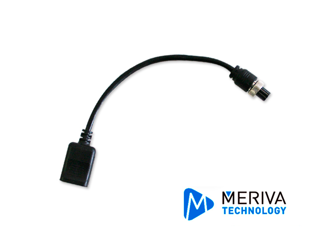 CABLE CONVERTIDOR DIN DE AVIACION-RJ45 MERIVA TECHNOLOGY / PROGRAMACION POR RED / CONEXION DE CAMARA IP COMPATIBLE CON TODOS LOS GRABADORES MOVILES (EXCEPTO MDC220, MDC230 Y MDC240)

