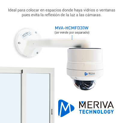Caja De Conexiones Redonda Meriva Technology Mva-hcmfd30 / Metalica / Ip66 / Compatible Con La Camara Mfd-eb600f