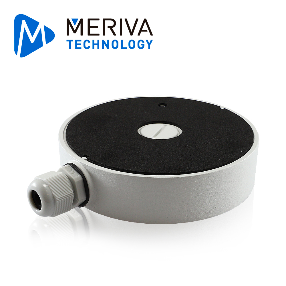 CAJA DE CONEXIONES REDONDA MERIVA TECHNOLOGY MVA-JB0206 / MONTAJE EN PARED O TECHO / COMPATIBLE CON LA CAMARA FISHEYE  MT-FE60N 