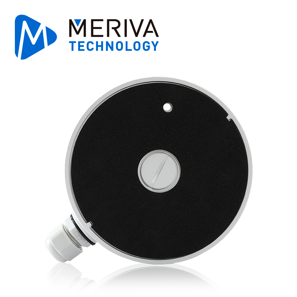 CAJA DE CONEXIONES REDONDA MERIVA TECHNOLOGY MVA-JB0206 / MONTAJE EN PARED O TECHO / COMPATIBLE CON LA CAMARA FISHEYE  MT-FE60N 