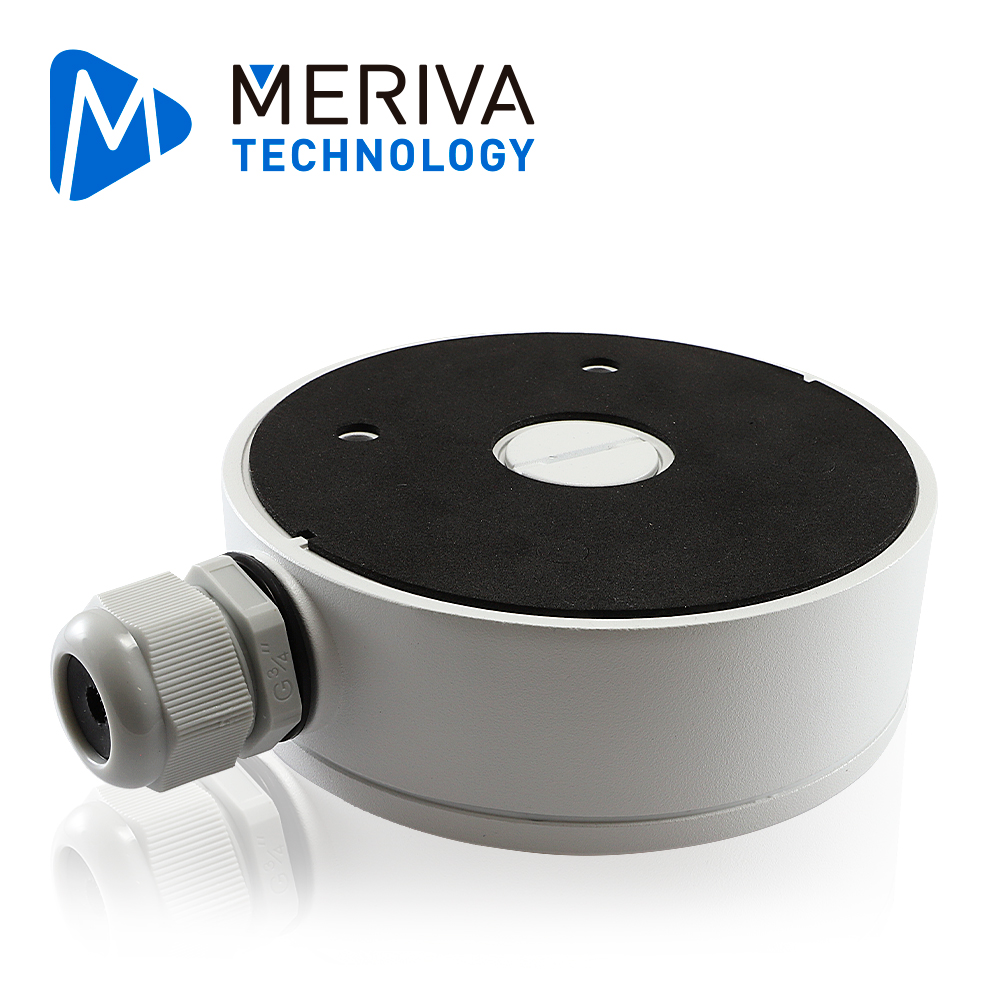 Caja De Conexiones Redonda Meriva Technology Mva-jb0302 / Montaje En Pared O Techo / Compatible Con Camaras Con Prefijo Mbashd / Msc Tipo Domo O Eyeball / Mfd / Mtd Tipo Domo O Eyeball En IP Con Lente Fijo / Mob Tipo Bullet Con Lente Motorizado / Mafr-200 / Mapr-200