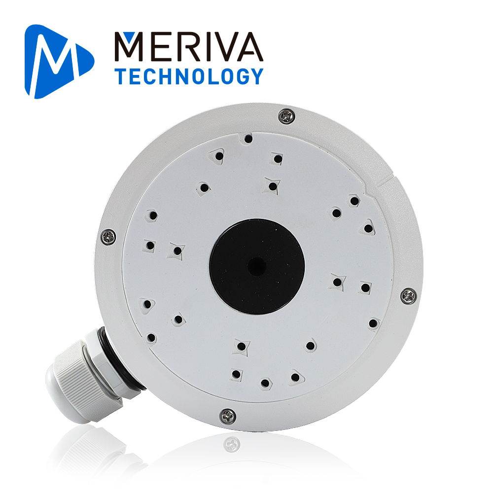 Caja De Conexiones Redonda Meriva Technology Mva-jb0302 / Montaje En Pared O Techo / Compatible Con Camaras Con Prefijo Mbashd / Msc Tipo Domo O Eyeball / Mfd / Mtd Tipo Domo O Eyeball En IP Con Lente Fijo / Mob Tipo Bullet Con Lente Motorizado / Mafr-200 / Mapr-200