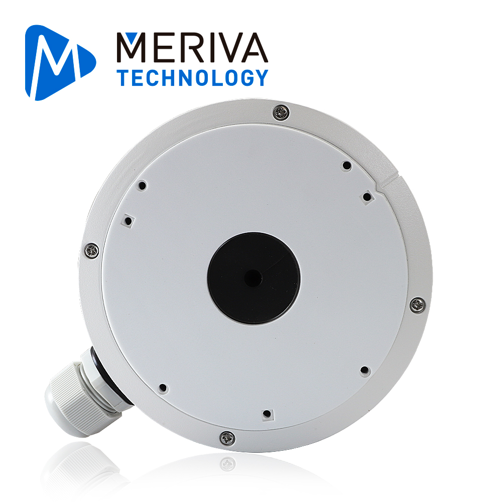 Caja De Conexiones Redonda Meriva Technology Mva-jb0303 / Montaje En Pared O Techo / Compatible Con La Camara Mvd-eb600za