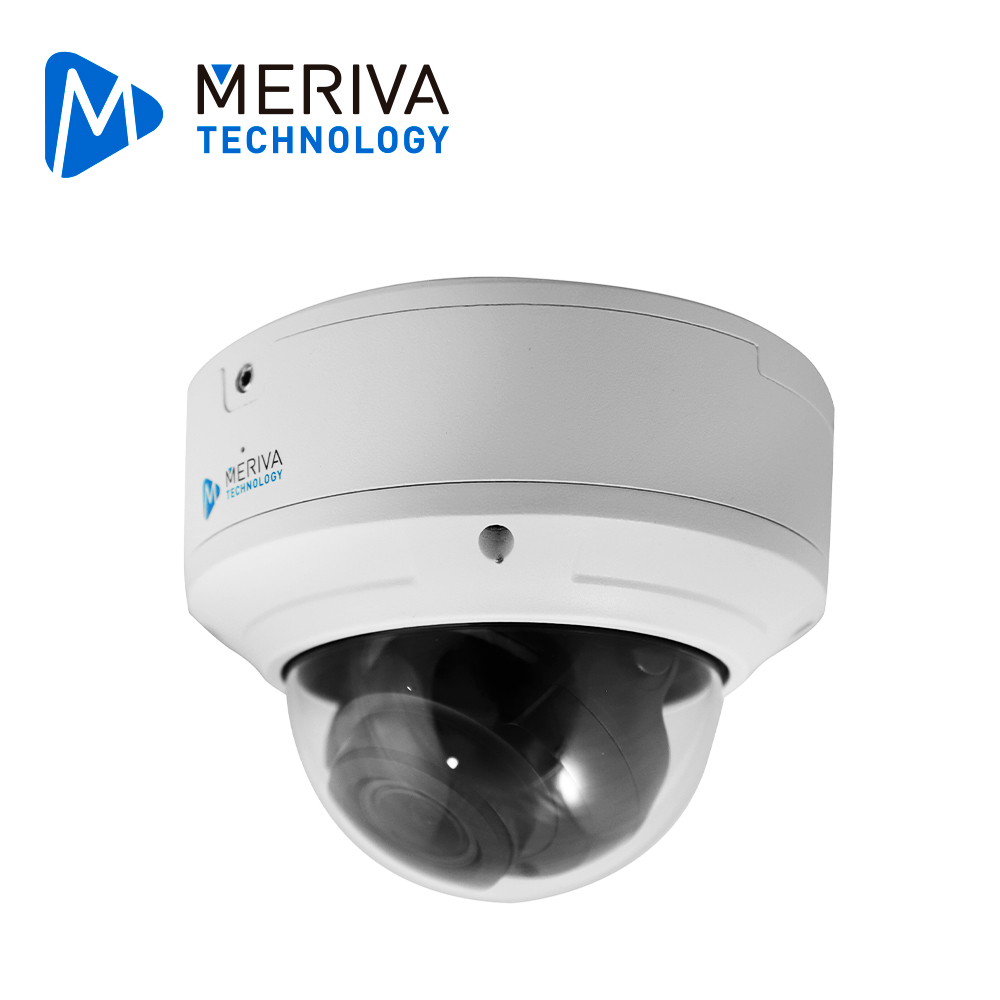 CAMARA IP DOMO MERIVA TECHNOLOGY MVD-EB600ZA / 6MP / H.265+ / LENTE MOTORIZADO 2.8 - 12MM / 30 - 50M IR / IP67 / IK10 / METALICA / 12 VCD / POE / SOPORTA MICRO SD HASTA 256 GB (NO INCLUIDA) / 1 ENTRADA + 1 SALIDA DE AUDIO / 1 ENTRADA + 1 SALIDA DE ALARMA / SALIDA BNC / MICROFONO INTEGRADO / MIA 2.0 / ONVIF / RECONOCIMIENTO FACIAL CON NVR SERIE MAIN