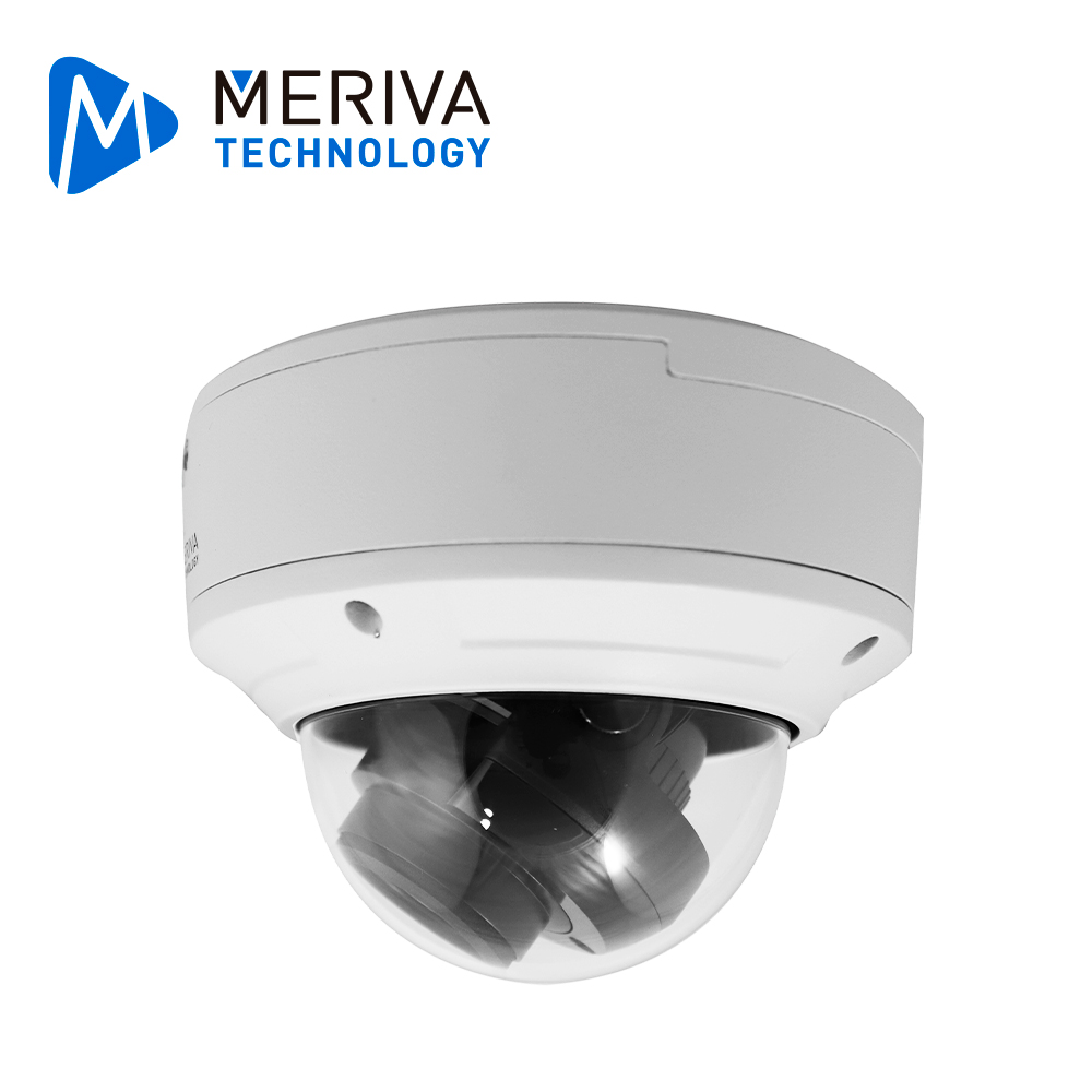 CAMARA IP DOMO MERIVA TECHNOLOGY MVD-EB600ZA / 6MP / H.265+ / LENTE MOTORIZADO 2.8 - 12MM / 30 - 50M IR / IP67 / IK10 / METALICA / 12 VCD / POE / SOPORTA MICRO SD HASTA 256 GB (NO INCLUIDA) / 1 ENTRADA + 1 SALIDA DE AUDIO / 1 ENTRADA + 1 SALIDA DE ALARMA / SALIDA BNC / MICROFONO INTEGRADO / MIA 2.0 / ONVIF / RECONOCIMIENTO FACIAL CON NVR SERIE MAIN