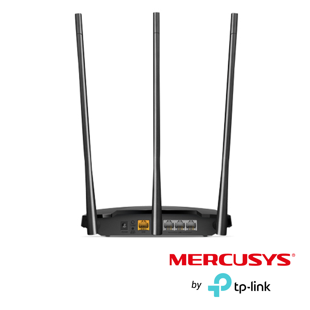 Ruteador Inalambrico Mw330hp Mercusys / 1 Puerto Wan 10/100 Mbps / 3 Puertos Lan 10/100 Mbps / Frecuencia De 2.4GHZ B/g/n / 3 Antenas Fijas De 7DBI / Velocidad Inalambrica De 300 Mbps / Fuente De Alimentacion De 9V - 0.6A.