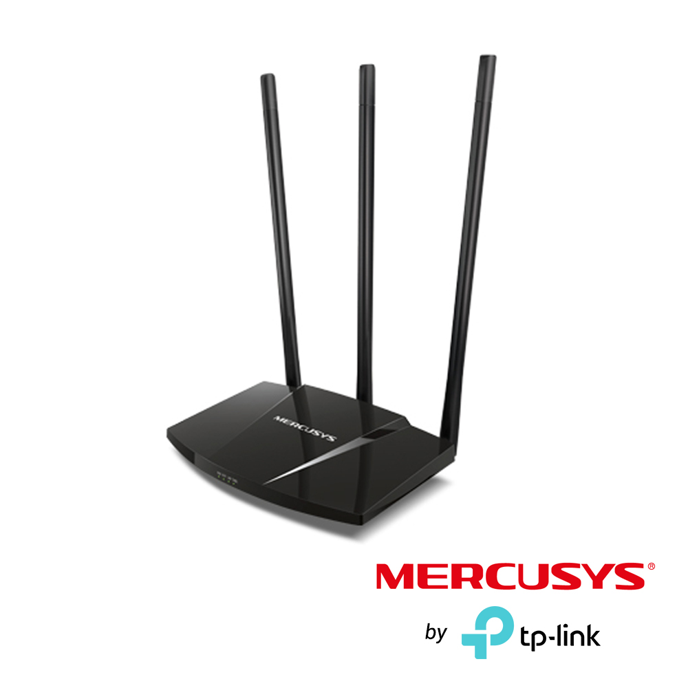 Ruteador Inalambrico Mw330hp Mercusys / 1 Puerto Wan 10/100 Mbps / 3 Puertos Lan 10/100 Mbps / Frecuencia De 2.4GHZ B/g/n / 3 Antenas Fijas De 7DBI / Velocidad Inalambrica De 300 Mbps / Fuente De Alimentacion De 9V - 0.6A.