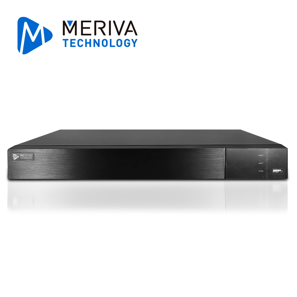DVR MERIVA TECHNOLOGY MXVR-6216A HD H.265 24 CH 5MP PENTA HIBRIDO 16CH BNC + 8CH IP / SALIDA HDMI (1080P) + 1 VGA + BNC SIMULTANEAS /1 SALIDA + 8 ENTRADA DE AUDIO RCA /16 ALARMA IN + 4 ALARMA OUT / COC / P2P-CLOUD / SO. N9000 / TECNOLOGIAS AHD / TVI / CVI / SD / IP / GRABACION 5MP-LITE / 2DD (SOPORTA AUDIO POR COAXIAL)