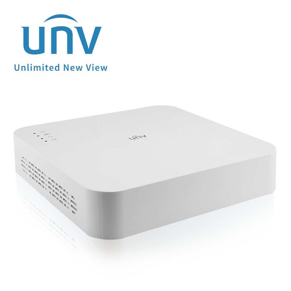 NVR 4-CANALES / 4 POE-300M UNV NVR301-04LS3-P4 / 8MP / 1HDDMAX6TB / HDMI-4KVGA-1080P-SIMULTANEAS / ANALITICAS / DETECCION-DE-ROSTRO / CRUCE-DE-LINEA / NDAA / 1PUERTO-RJ45-10-100 / AUDIO 1OUT / 64MBPS / SERIE EASY / CLOUDUPGRADE / ULTRA265 - Código: NVR301-04LS3-P4 | Compra en Guadalajara