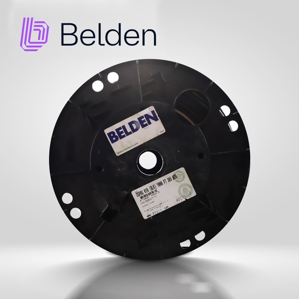 Cable Osp UTP CAT6 Belden Osp6u 0101000 / Exterior / Negro / 350MHZ / 4 Pares / 24 Awg / Forro Polietileno / Bobina / 1,000 Pies 305 Metros