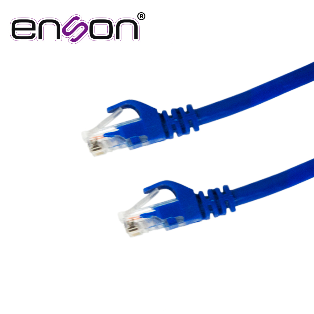PATCHCORD UTP ENSON P6006L CAT6 60CM AZUL SERIE EPRO 100-II 100 POR CIENTO COBRE PARA MEJOR IDENTIFICACION DE SOLUCIONES EN RACKS Y GABINETES