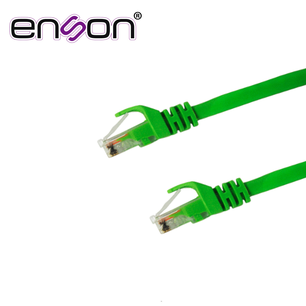 PATCHCORD UTP ENSON P6009E CAT6 90CM VERDE SERIE EPRO 100-II 100 POR CIENTO COBRE PARA MEJOR IDENTIFICACION DE SOLUCIONES EN RACKS Y GABINETES