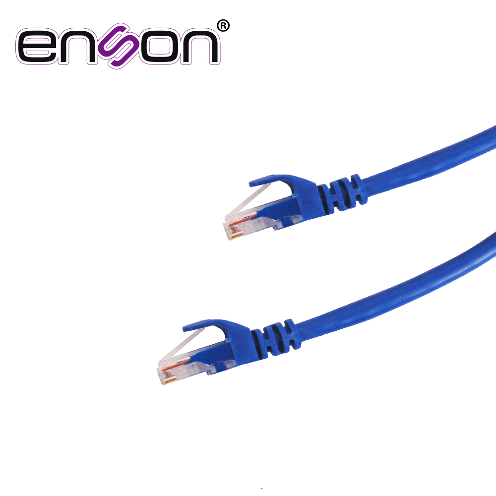 PATCHCORD UTP ENSON P6009L CAT6 90CM AZUL SERIE EPRO 100-II 100 POR CIENTO COBRE PARA MEJOR IDENTIFICACION DE SOLUCIONES EN RACKS Y GABINETES