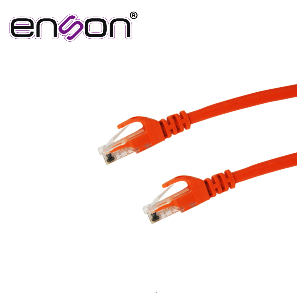 PATCHCORD UTP ENSON P6009O CAT6 90CM NARANJA SERIE EPRO 100-II 100 POR CIENTO COBRE PARA MEJOR IDENTIFICACION DE SOLUCIONES EN RACKS Y GABINETES