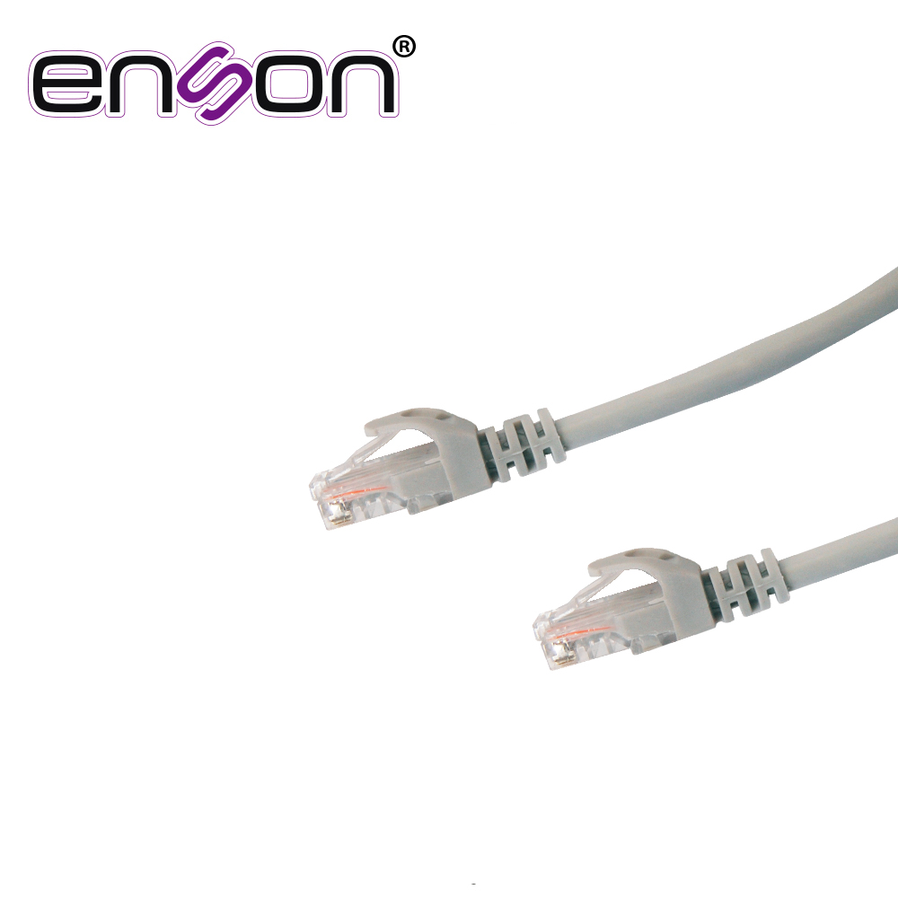 PATCHCORD UTP ENSON P6012G CAT6 120CM GRIS SERIE EPRO 100-II 100 POR CIENTO COBRE PARA MEJOR IDENTIFICACION DE SOLUCIONES EN RACKS Y GABINETES