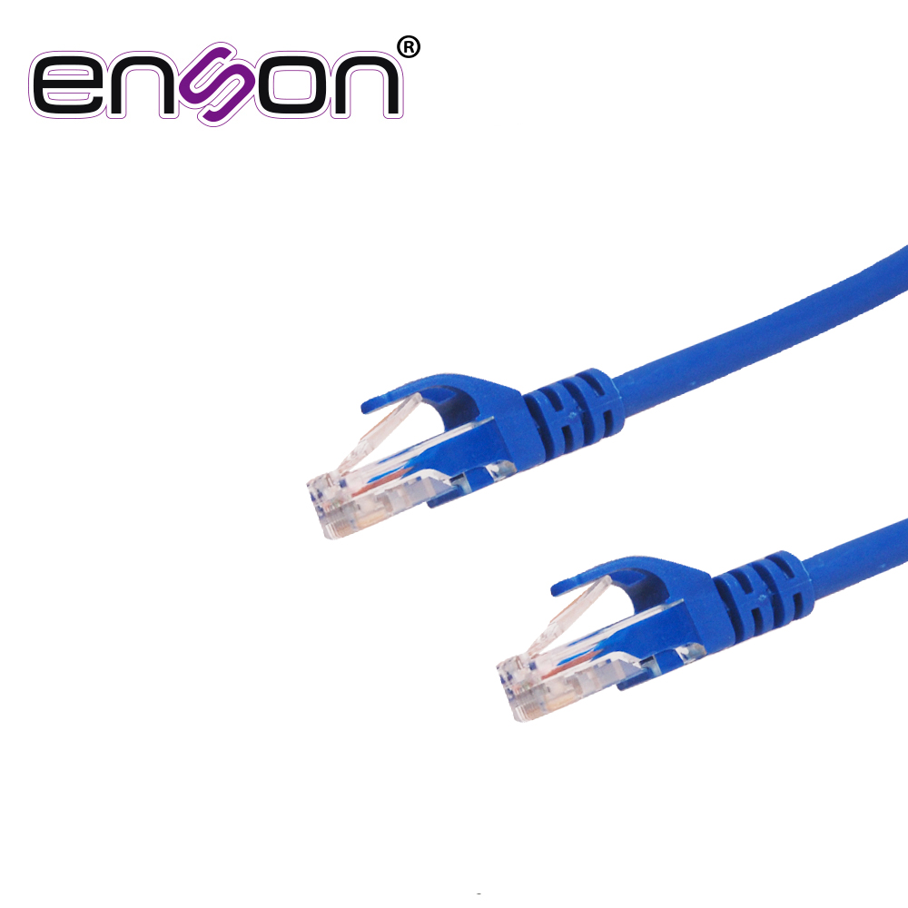 PATCHCORD UTP ENSON P6012L CAT6 120CM AZUL SERIE EPRO 100-II 100 POR CIENTO COBRE PARA MEJOR IDENTIFICACION DE SOLUCIONES EN RACKS Y GABINETES