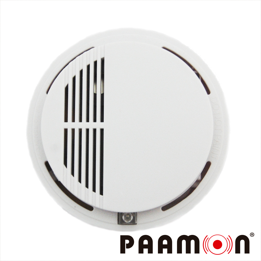 Detector De Humo Paamon Pam-smk20 Autonomo Con Sirena Integrada / Montaje En Techo O Pared / Facil Instalacion / Rango De Deteccion 25 Mts Cuadrados/ Alimentacion Por Medio De Bateria (no Incluida)