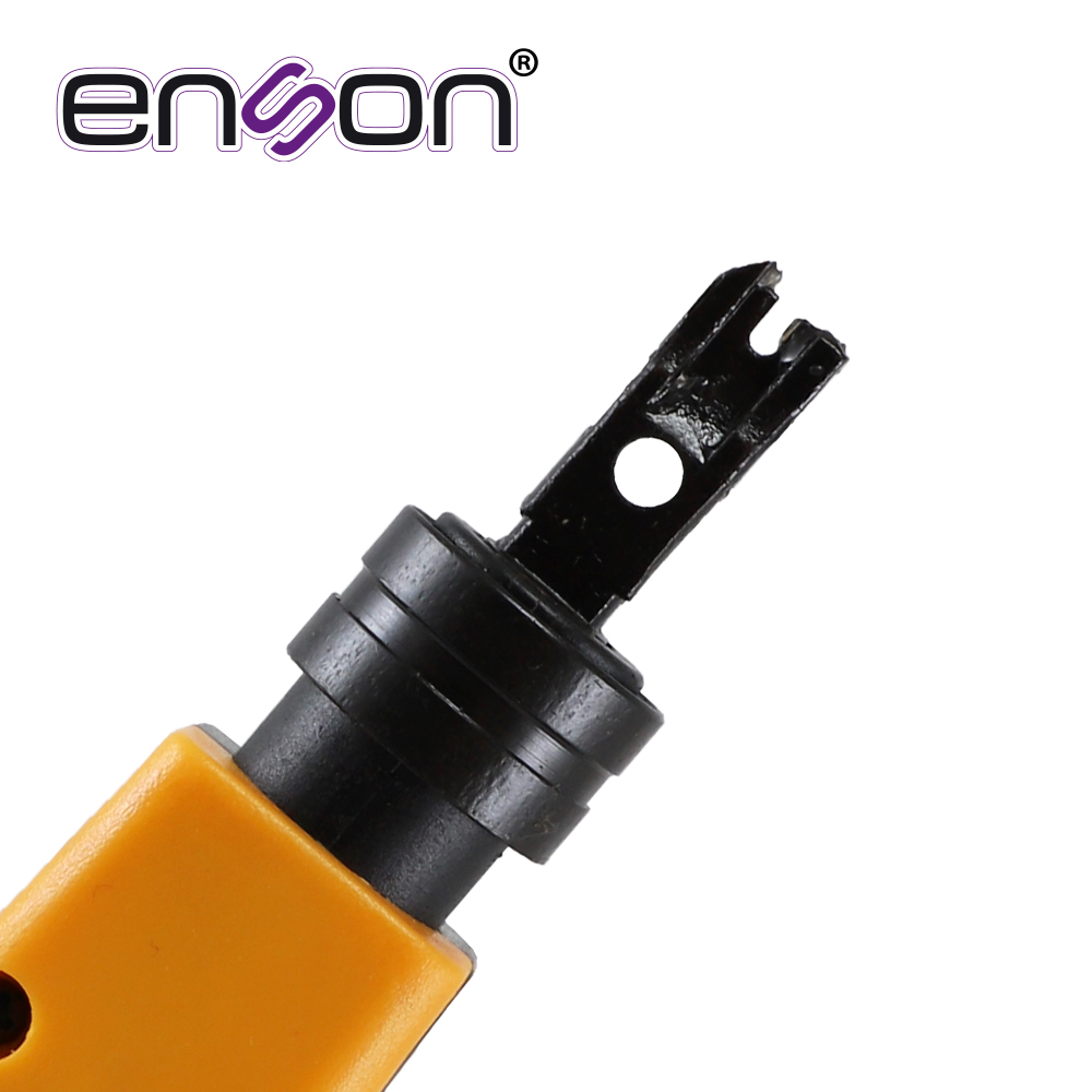 Herramienta De Impacto Enson Ens-tl057 Diseñado Para Cable UTP Y FTP Con Cuchilla Doble 110 Y 66 Y Ajuste De Fuerza De Impacto