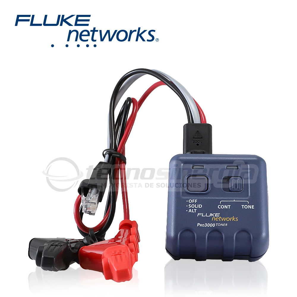 Kit Generador Y Detector De Tonos Fluke Networks Pro3000f60-kit Con Filtrado De Señales A 60 Hz Para Rastrear Redes No Activas