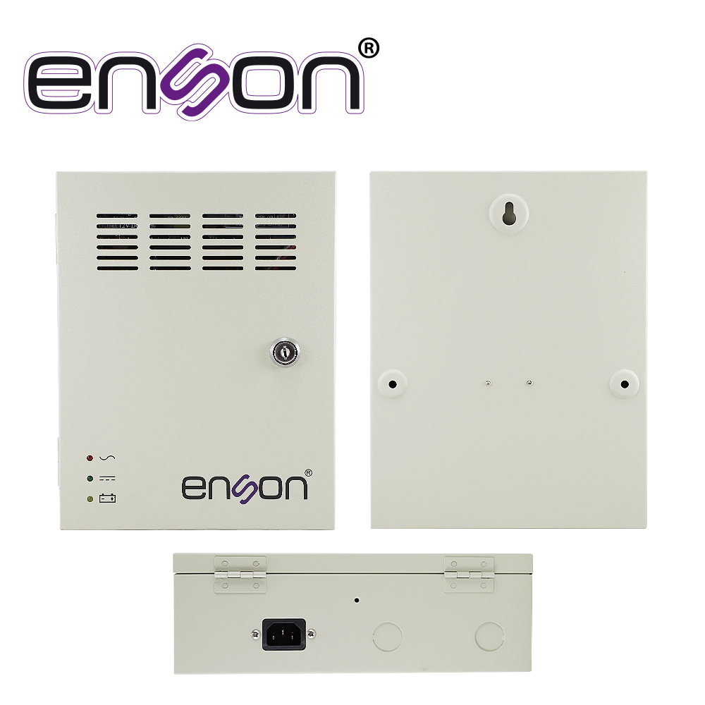 FUENTE DE PODER TIPO CAJA ENSON PSB-1218BACKUP 12VDC 10A 18 CANALES DE 0.5A CADA UNO Y SOPORTE DE BATERIA DE RESPALDO (NO INCLUYE BATERIA) IDEAL PARA CCTV Y CONTROL DE ACCESO, BATERIAS COMPATIBLES BT412/BT712/BT912