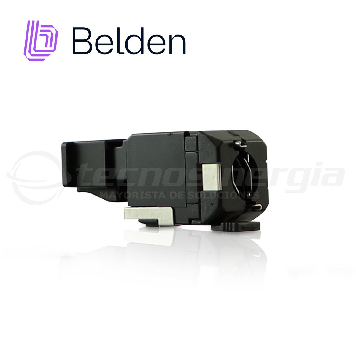 PLUG RJ45 UTP REVCONNECT CAT6A BELDEN RVAFPUBK-S1 / NEGRO