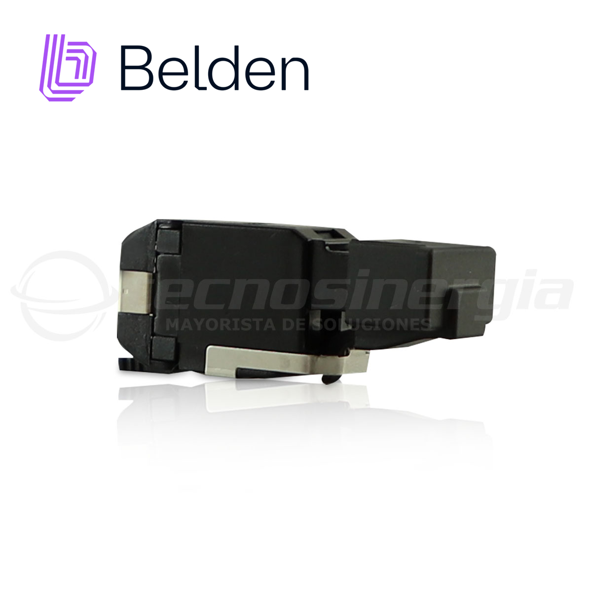 PLUG RJ45 UTP REVCONNECT CAT6A BELDEN RVAFPUBK-S1 / NEGRO