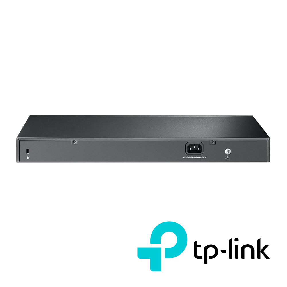 Switch Administrable Jetstream Tp-link Sg2218 / 16 Puertos RJ45 10/100/1000 Mbps 2 Puertos Fibra Optica SFP (vacio) Gigabit/ Montaje En Rack/ Administracion Centralizada Omada/ Uso Interior