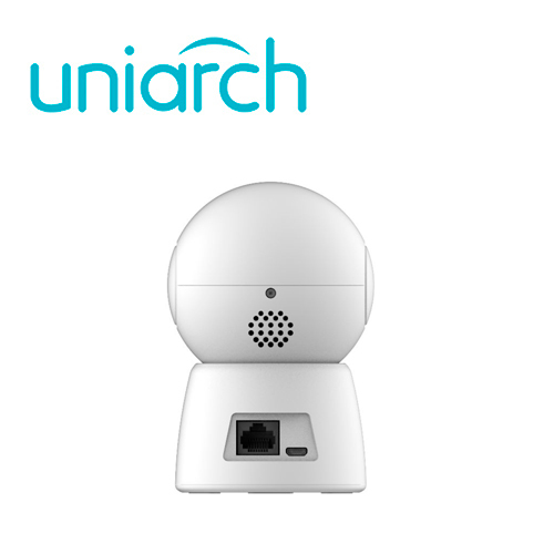 Camara IP Mini PT Uniarch Uho-s2e / 2MP / Ultra 265 / 5 Vcc / Dwdr / Lente Fijo De 3.6 Mm / IR Hasta 10 M / Microfono Y Altavoz Integrado / Human Body Detection / Autotracking / Ranura Para Micro Sd Hasta 256 GB / /wifi 2.4 Ghz