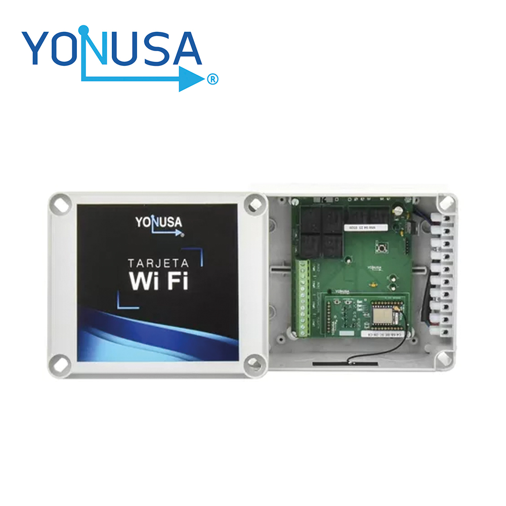 COMUNICADOR WI-FI ALERTA SÍSMICA WI-02 YONUSA. COMPATIBLE CON KIT ALERTA SÍSMICA. FUNCIONAMIENTO ALTERNATIVO PARA ACTIVACIÓN DE ALERTA SÍSMICA EN ZONAS DE POCA COBERTURA DE SEÑAL. CONFIGURACIÓN ATRAVÉS DE APP YONUSA.