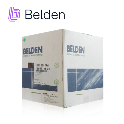 CABLE DE SEGURIDAD Y SONIDO BELDEN 5100UE 008U1000 / INTERIOR / GRIS / 2 CONDUCTORES / 14 AWG / MULTIFILAR / FORRO PVC / CMR - CL3R - FPLR / EN CAJA / 1,000 PIES 305 METROS