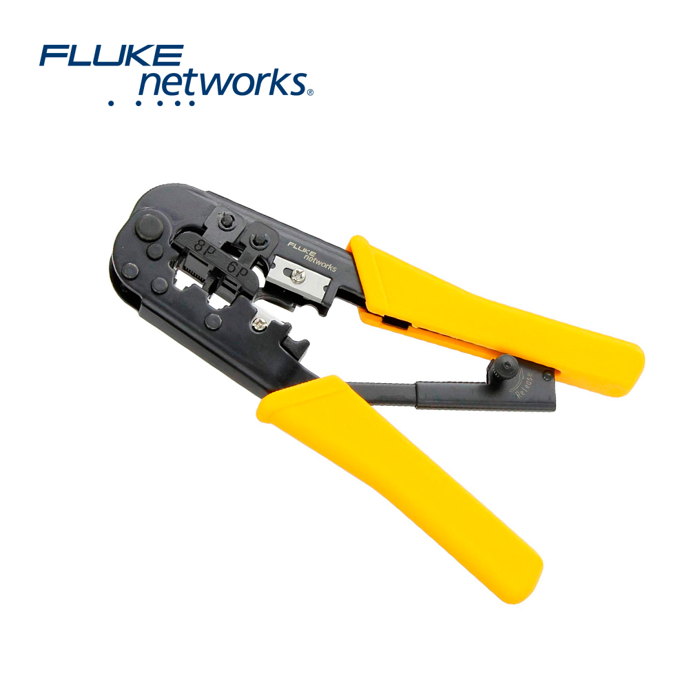 PINZAS PARA TERMINACIÓN DE CONECTORES RJ-45 FLUKE NETWORKS 11212530 DE 4, 6 Y 8 POSICIONES 