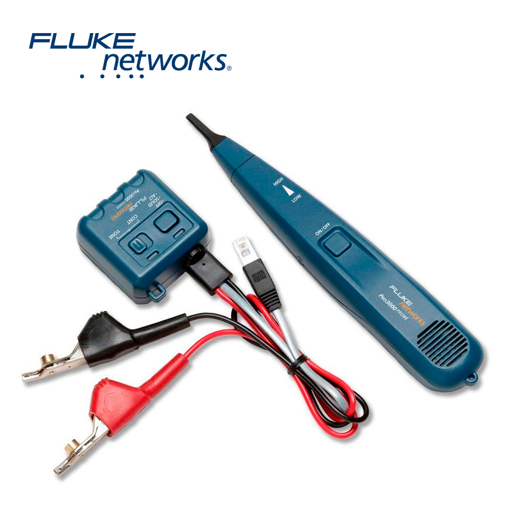 GENERADOR Y SONDA DETECTOR DE TONOS PRO3000 FLUKE NETWORKS 26000900 PARA RASTREO DE SEÑALES ANALOGICAS EN REDES NO ACTIVAS 