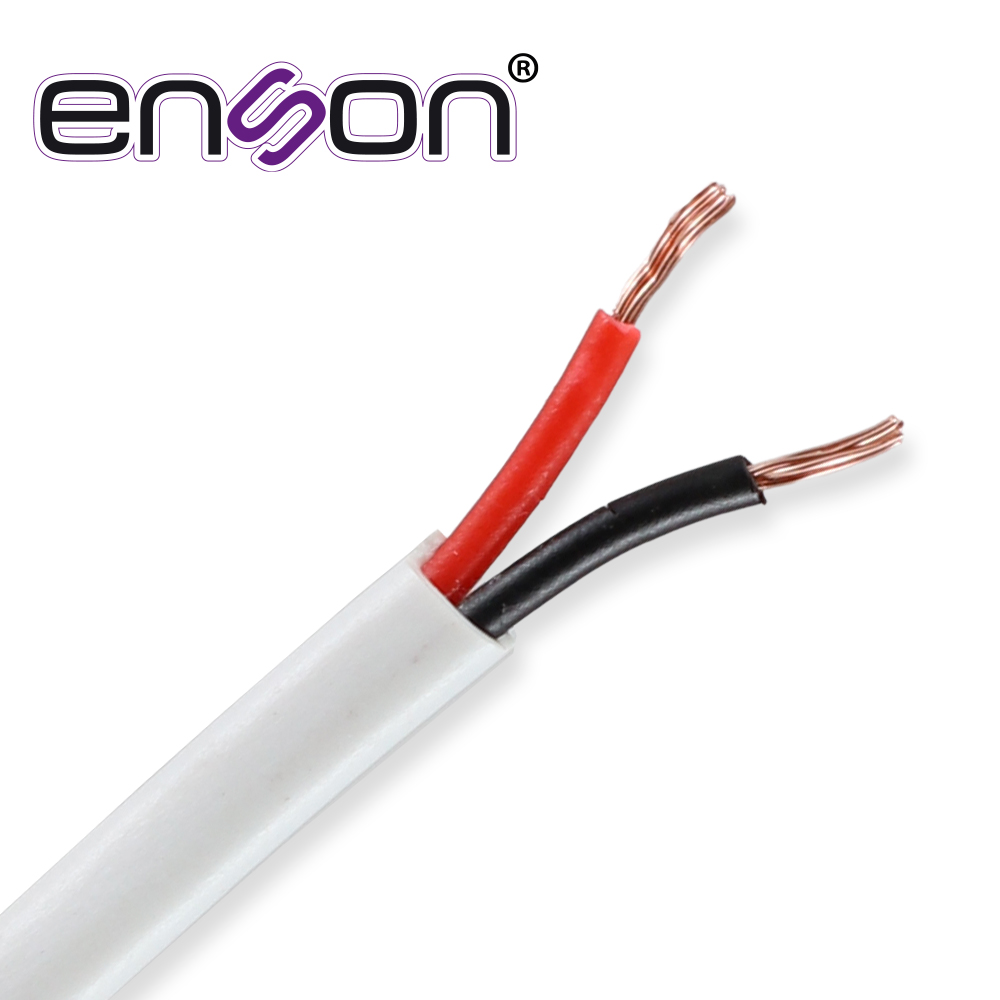 CABLE DE ALARMA ENSON 33201W305 SERIE PRO-II MULTIFILAR  2C/22 AWG BOBINA DE 305 METROS FORRO PVC COLOR BLANCO PARA USO INTERIOR DISEÑADO PARA CONEXIONES DE SISTEMAS DE ALARMA