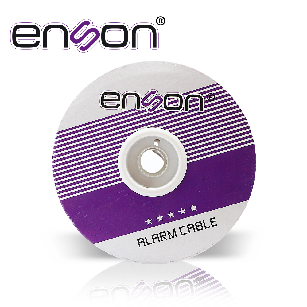 CABLE DE ALARMA ENSON 33201W305 SERIE PRO-II MULTIFILAR  2C/22 AWG BOBINA DE 305 METROS FORRO PVC COLOR BLANCO PARA USO INTERIOR DISEÑADO PARA CONEXIONES DE SISTEMAS DE ALARMA