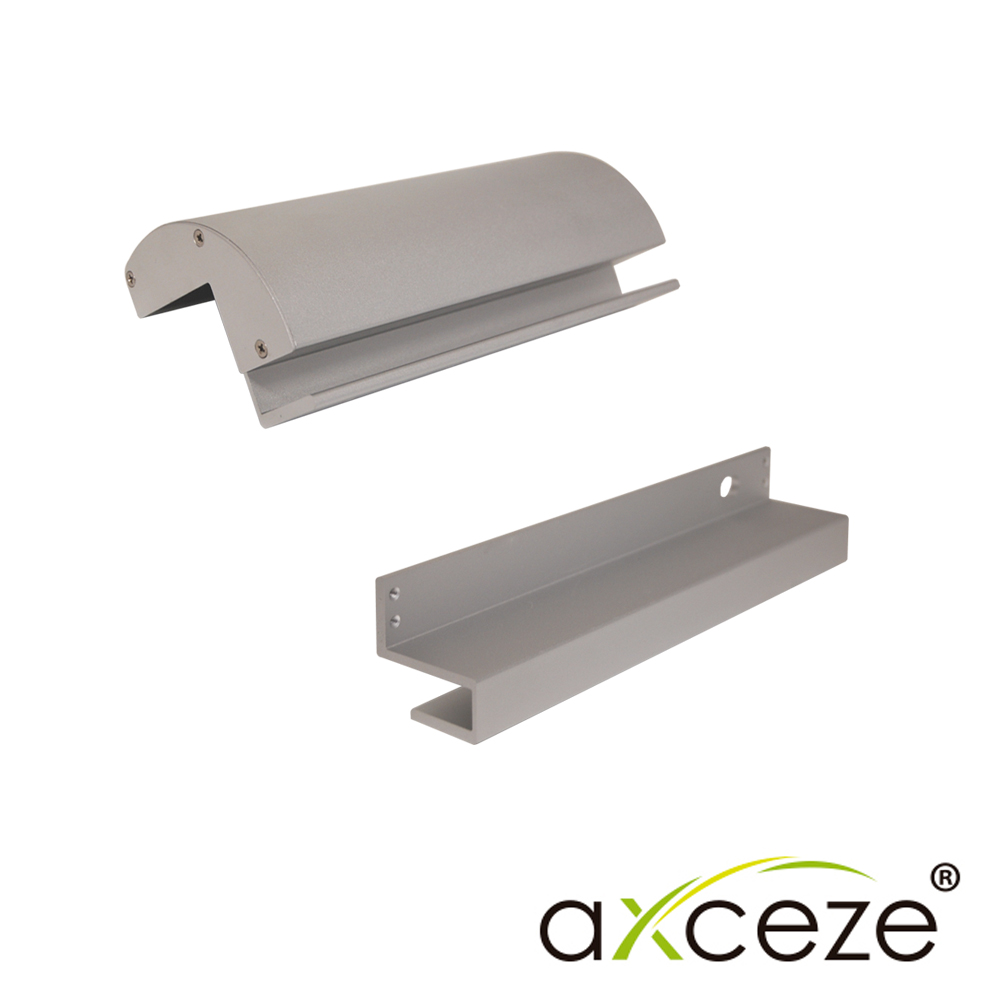 Bracket Tipo Gz Axceze Ax-m620-gz Para Puerta Y Marco De Cristal Compatible Con La Serie De Electroimanes M620