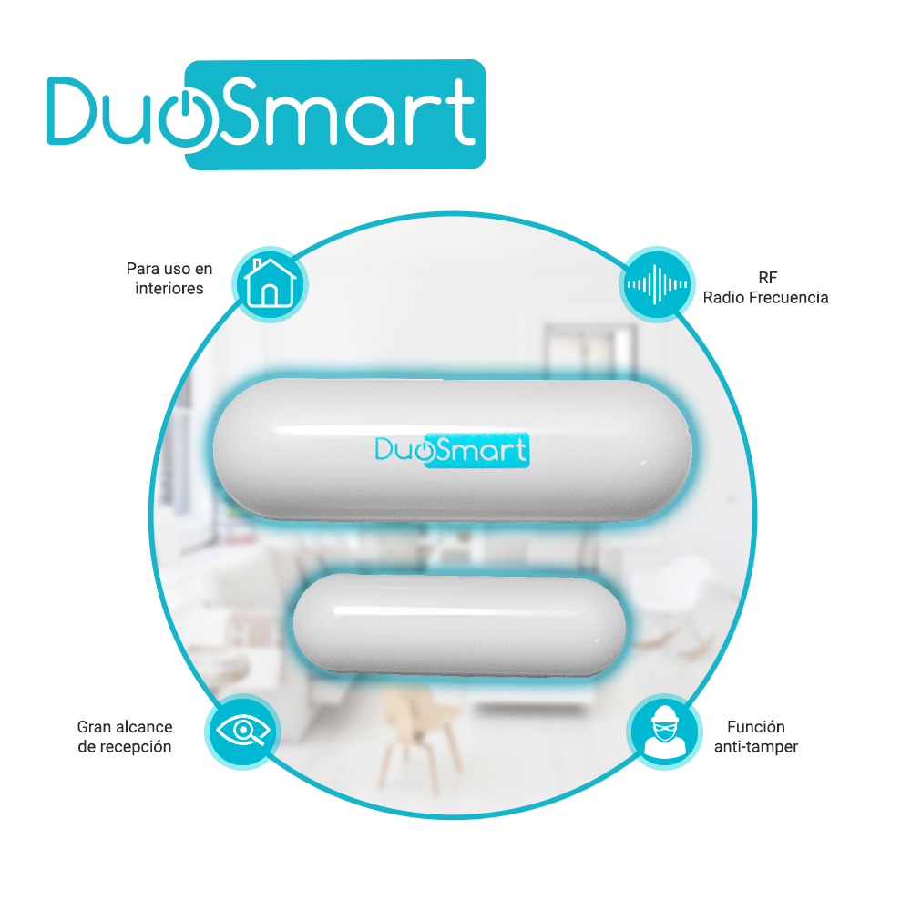 Sensor Magnetico Rf Serie C Duosmart Cds1 **compatible Con Paneles B20 C10 C20 Y C30**