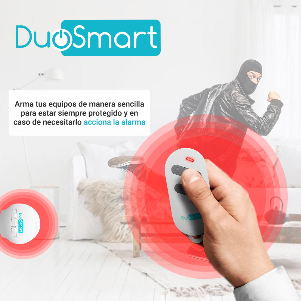 Llavero Inalambrico Rf Serie C Duosmart Crm1 Compatible Con Paneles C10 C20 Y C30 (producto En Bolsa)