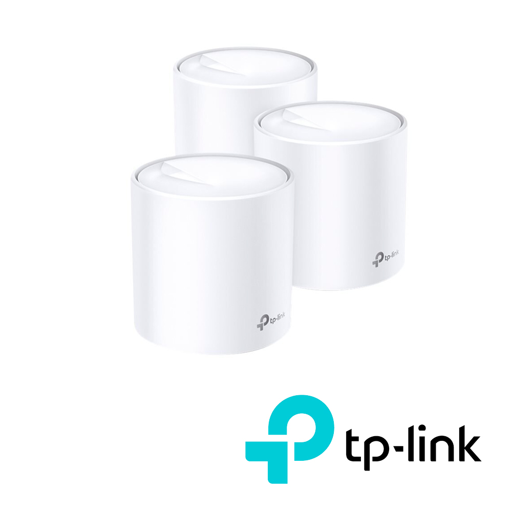 SISTEMA WI-FI 6 MESH TP-LINK DECO X20(3-PACK) AX1800 DUAL BAND, HASTA 150 EQUIPOS, HASTA 500M2 COMPATIBLE ALEXA