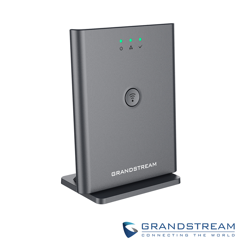 ESTACION BASE DECT GRANDSTREAM DP752 / COMPATIBLE TELEFONOS DP720/DP722 / 10 CUENTAS SIP / PUSH TALK  / ALIMENTACION POE AF / 1 PUERTO 10/100MBPS / INCLUYE ADAPTADOR 5VDC