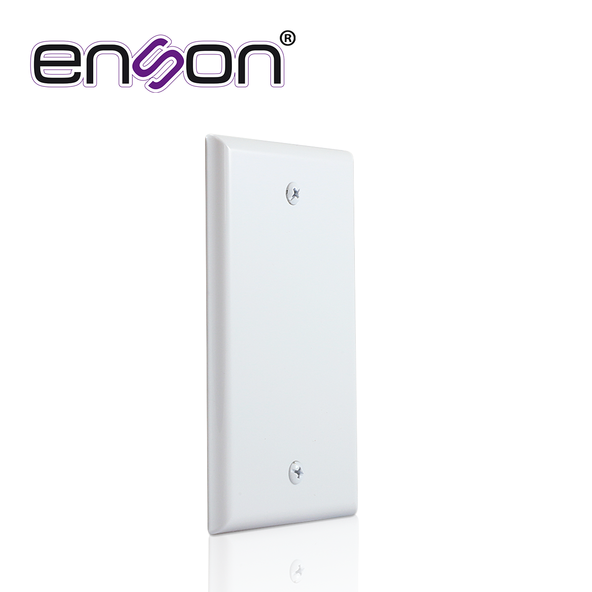 TAPA CIEGA PARA CAJAS RECTANGULARES ESTANDAR COMPATIBLE CON CAJAS THORSMAN ENSON ENS-948 BLANCO INCLUYE TORNILLOS.