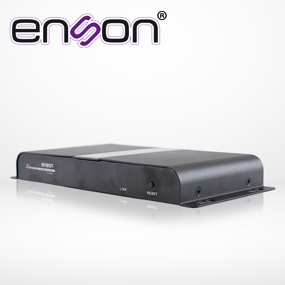 Distribuidor Extensor HDMI Enson Ens-ex704 Con 4 Extensores De Hasta 40MTS Con Cable 100% Cobre CAT6 A 1080P Salida HDMI Local Hdmi-loop Y Control De IR
